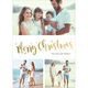 Merry Christmas Starburst Gold Foil Holiday Photo Cards Image 2 of 6